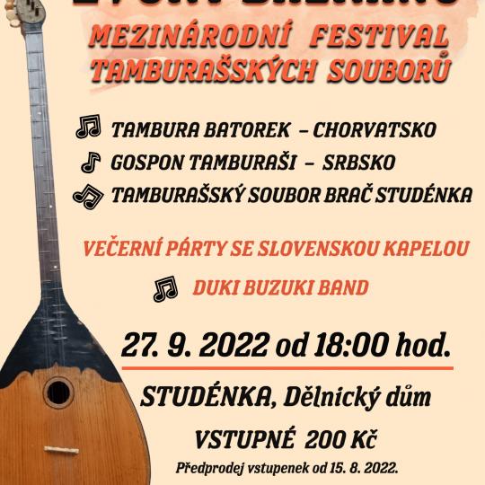 Zvuky Balkánu - mezinárodní festival tamburašských souborů ve Studénce 1